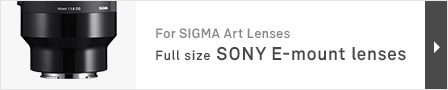 For SIGMA Art Lenses Full size SONY E-mount lenses