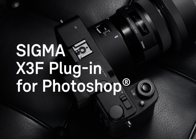SIGMA X3F Plug-in for Photoshop®